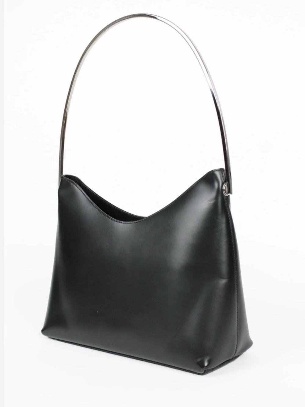 Gucci Shoulder Bag Womens Medium Black‎ Good Vintage Metal Handle Tom Ford Era